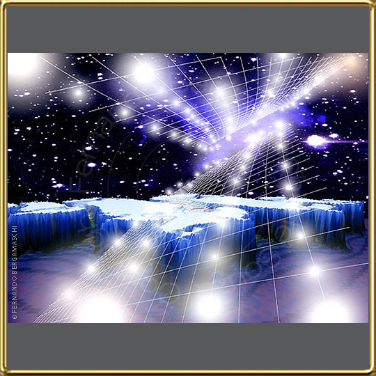 Illustration with stars