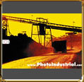 Truck in coal mine with conveyor belt. Sideropolis, Santa Catarina, Brazil.