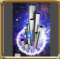 Photo illustration with stainless steel tubes