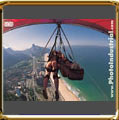hang gliding naked São Conrado beach, Rio